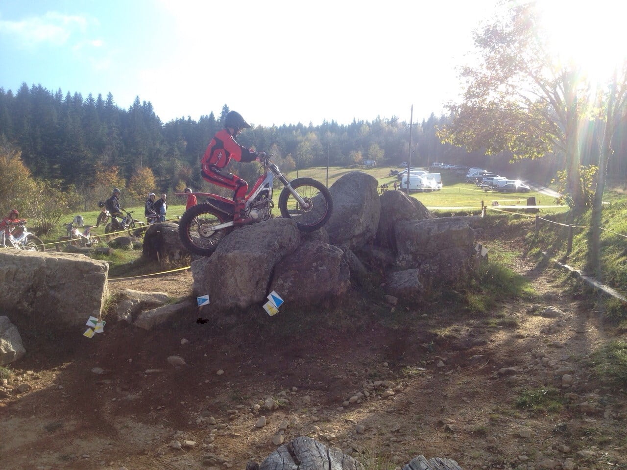 Pratique du trial en Ardèche au Domaine de Rochepaule