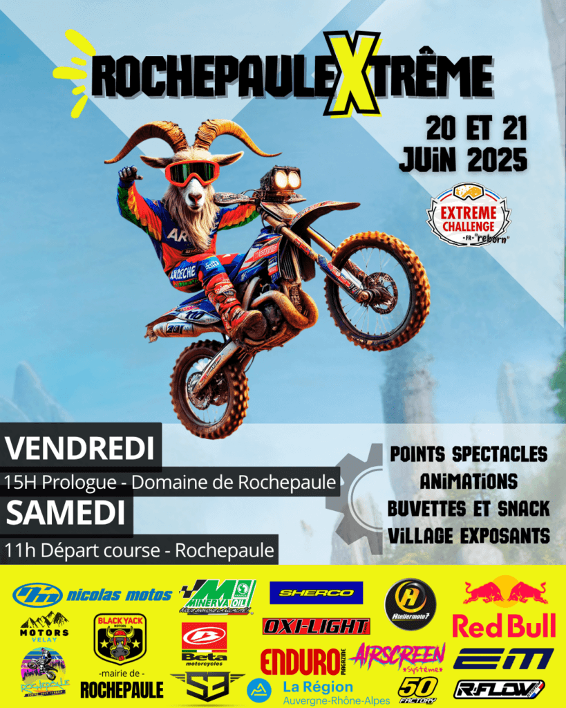 Flyer course enduro Extreme Rochepaule