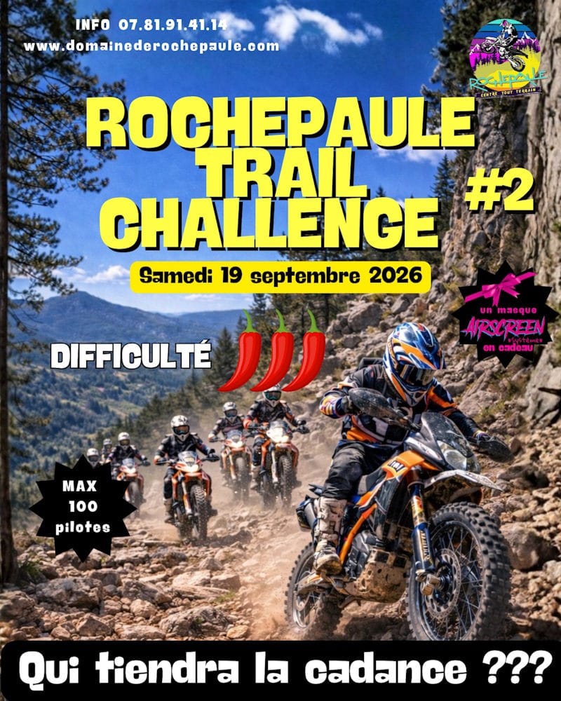 Affiche course enduro : Rochepaule Xtreme Rodeo 2026